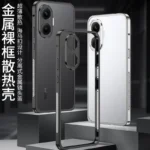 For Mi POCO X7 Pro 5G Redmi Turbo 4 Case Aluminium Alloy Metal Border Medium Frame Case For POCO X7 Pro Bumper Border Belt Cover