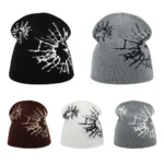 New Fashion Letter Autumn Winter Beanies for Women Men Outdoor Y2K Skullcap Warm Skiing Hat Cold Hat Hip Hop Cycling Knit Hat - Image 5