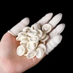 20/100pcs Disposable Anti Static Rubber Latex Finger Cots Eyebrow Extension Gloves Practical Off Tool Accessories - Image 3
