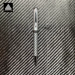 Real Woven Carbon Fiber Metal Black Ballpoint Pen Office Student Stationery Signature Pen - Image 6