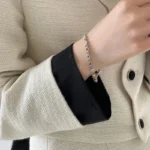 MEYRROYU Vintage Rainbow Zircon Heart Bracelet For Women Girl Summer Fashion New Jewelry Party Beach Friend Gift pulseras mujer - Image 4