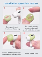 For Airpods Pro 2 Skin Cover Silicone Protective Covers Case Ear Tips Replacement Ultrathin Anti-Slip Ear Caps For Air Pods Pro2 - Image 6