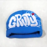 Y2K Colorful Fashion Letter Beanie Hat Winter Warm Five Star Turban Cap Perfect Spider Web Knitted Hat for Daily Wear - Image 6