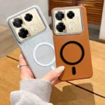 For Infinix NOTE 40 PRO /NOTE 40S /NOTE 40 4G Shock Proof Texture Leather Soft PU Back Shell Cover With Magnetic Sticker - Image 2