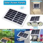 6V Solar Panel Micro USB interface 3m line，For household lights, electric fans and other small power electrical appliances - Image 2