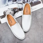 Men's Casual Shoes Fashion Loafers Moccasins Slip On Man Flats Comfortable Male Driving Leather Shoes Chaussure Homme Cuir - Image 5