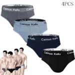 3 Pcs/lot Men's panties Silk Men's Underwear New 2018 Briefs Men Fungi-Proofing Mens Bodysuit Male Comfortable Solid Underpants - Image 2