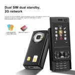 SERVO N95 Pro Dual SIM Mini Sliding Phone 2.0 inch Screen Call Recording Magic Voice Flashlight FM 2G GSM Slide Cover Cellphones - Image 3