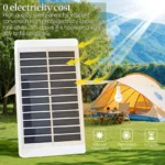 Hanging Emergency Sunlight LED Solar Light 5V USB Charged Bulb Outdoor Camping Tent Lights Waterproof Emergency Light - Image 2