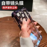 Luxury Electroplate Shockproof Transparent Phone Case For iPhone 15 14 13 12 11 16 17 Pro Max Plus Air Bumper Back Cases Cover - Image 2