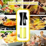 200/300/500mlOil Spray Plastic Household Kitchen Oil Spray Bottle Or Oil Brush Nebulizing Mist Filling Cooking Dual Use BBQ - Image 5