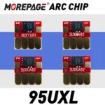ARC Chip 95U 952 953 954 955XL XL Cartridge For HP OfficeJet Pro 7740 8710 8715 8720 8730 8210 Printer Refill CISS