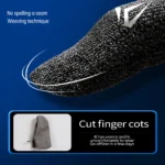 2 Pcs Mobile Game Fingertip Gloves Sweatproof Anti-slip Touch Screen Finger Sleeve Breathable Gaming Fingertip Cover For Gamer - Image 5