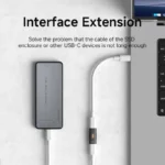 Hagibis USB C Female to USB C Female Adapter 80Gbps 240W USB4 Dual Female Extension Cable Converter for Thunderbolt 5/4 Laptop - Image 2