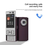 SERVO N95 Pro Dual SIM Mini Sliding Phone 2.0 inch Screen Call Recording Magic Voice Flashlight FM 2G GSM Slide Cover Cellphones - Image 4