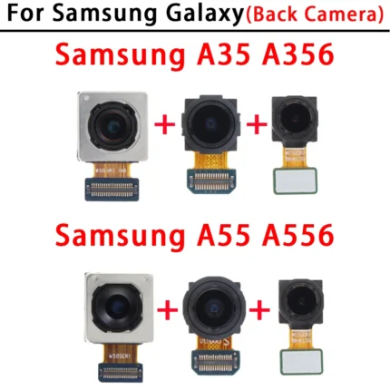 Replace spare parts Rear Camera For Samsung Galaxy A35 SM-A356 A55 SM-A556 Back Backside Camera Module