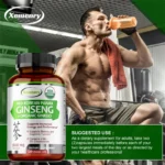 Korean Red Panax Ginseng + Ginkgo Biloba - Supports Heart Health and Muscle Function, Boosts Energy, and Athletic Performance - Image 6