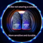 2 Pcs Mobile Game Fingertip Gloves Sweatproof Anti-slip Touch Screen Finger Sleeve Breathable Gaming Fingertip Cover For Gamer - Image 4
