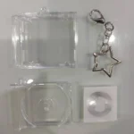 1Piece DIY Mini NFC Functional CD Disc Case Key Chain Peripheral Commemorative Album Key Holder Backpack Pendant - Image 3