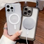 Luxury For Magsafe Shockproof Clear Case For iPhone 17 16 15 14 13 12 11 Pro Max Plus Magnetic Wireless Charge Transparent Cover - Image 4