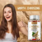 Red Panax Ginseng Capsules - for Immunity, Energy, Fatigue and Stress Relief, and Mental Focus - Image 5