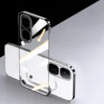 For Vivo IQOO Neo 11 Borderless Electroplating Transparent Phone Case for Iqoo IqooNeo11 Neo11 PC Hard Shell Protective Cover