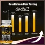 Maca Root Capsules 10,000mg + Korean Ginseng 1,400mg - Black + Red + Yellow Maca Root, Potent & Highly Pure, Energy & Endurance - Image 6