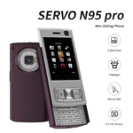 SERVO N95 Pro Dual SIM Mini Sliding Phone 2.0 inch Screen Call Recording Magic Voice Flashlight FM 2G GSM Slide Cover Cellphones
