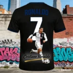 2026 Chatgpt Special Edition Ronaldo No.7 Football Jersey Breathable Quick Dry Sweat Wicking Sport Oversize Tshirt for Adult/Kid - Image 2