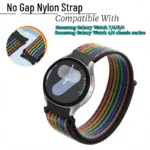 No Gap Interface Nylon Strap For Samsung Galaxy Watch 7/6/5/4 44mm 40mm Sports Bracelet Galaxy Watch 6-4 Classic 47mm 46mm Band - Image 6