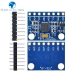 TZT 1Set IIC I2C MPU6050 MPU-6050 With Pins 3-5V DC