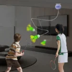 Self Study Badminton Trainer Portable Badminton Practice Robot Professional Badminton Training Tool Shuttlecock Rebound - Image 3