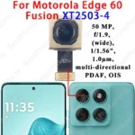 For Motorola Edge 60 Fusion XT2503 Front Selfie Lens and Rear Back Main Camera Rear Camera module New replacement spare parts - Image 4