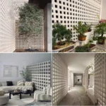 Plastic Hollow Brick Mold Decorative Cement Antique Window Flower Fence Garden Wall Grid Background Wall Brick Mould 20*20*6cm - Image 4