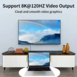 USB4.0 Thunderbolt3 40Gbps Type C Female to Type C Female Coupler Adapter For Super Fast Charger Data Transfer 8K 4K Video Cable - Image 3