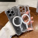 Luxury For Magsafe Shockproof Clear Case For iPhone 17 16 15 14 13 12 11 Pro Max Plus Magnetic Wireless Charge Transparent Cover - Image 5