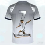 2026 Chatgpt Special Edition Ronaldo No.7 Football Jersey Breathable Quick Dry Sweat Wicking Sport Oversize Tshirt for Adult/Kid - Image 3