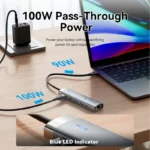 Vention USB C HUB Type C to HDMI 4K60Hz RJ45 PD 100W Adapter For Macbook iPad Pro Air M2 M1 Sumsang PC Accessories USB 3.0 HUB - Image 5