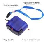 Plastic Shell Hand Crank Generator Outdoor Port Power Bank Alternative Energy Generators Camping Equipment - Image 3