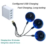 USB Chargeing EMS Muscle Stimulater ABS Pulse Massger Waist Abdominal Muscle Training Slimming Massage Fitness - Image 6