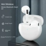 TWS Wireless Headphones Mini Wireless Earbuds Touch Control Sports Music Call Bluetooth Earphones for All Smartphones