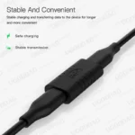 USB Type C Adapter Female to Female Converter Portable USB-C Charge Data Sync Adapter Type-C Extension Cable for Phone Tablet - Image 2