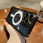 Luxury For Magsafe Shockproof Clear Case For iPhone 17 16 15 14 13 12 11 Pro Max Plus Magnetic Wireless Charge Transparent Cover - Image 6