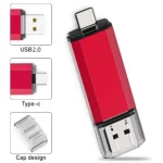 BINFUL 2NI1 TYPE-C USB 2.0 Flash Drive 2TB 1TB 512GB High speed Pen drive with key chain Memory stick Creative Business gift U d - Image 3