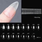 120pcs/bag Matte Press On Nail Tips Soft Full Cover False Nails Oval Almond Sculpted Fake Nail - Image 6