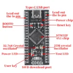Liludin STM32F401RCT6 / STM32F401CCU6 core Board System Board MicroPython development Board - Image 6