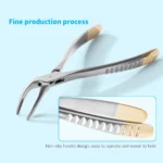 Dental Tools Residual Root Tweezers Tooth Extraction Forceps Curved Maxillary Mandibular Teeth Universal Pliers Dentist Tools - Image 3