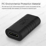 USB Type C Adapter Female to Female Converter Portable USB-C Charge Data Sync Adapter Type-C Extension Cable for Phone Tablet - Image 4