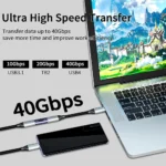 USB4.0 Thunderbolt3 40Gbps Type C Female to Type C Female Coupler Adapter For Super Fast Charger Data Transfer 8K 4K Video Cable - Image 3