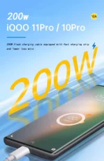 For VIVO 200W MAX SUPERDART Fast Charger Cable USB Type C TO C 10A For vivo iQOO 10 11 Pro - Image 2